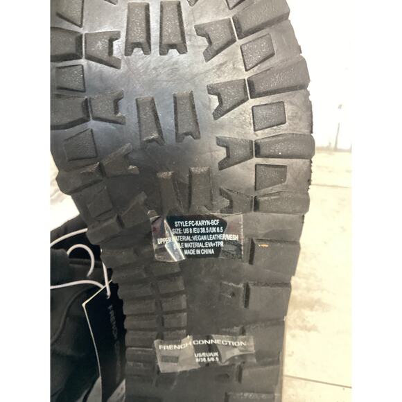 French Connection Karyn Runner Sneaker Blk Size 8 for Men NWT - Picture 4 of 4